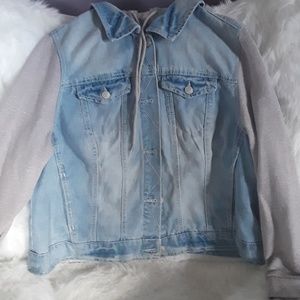 Jean jacket hoodie
